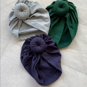 Set of 3 baby boho little hats